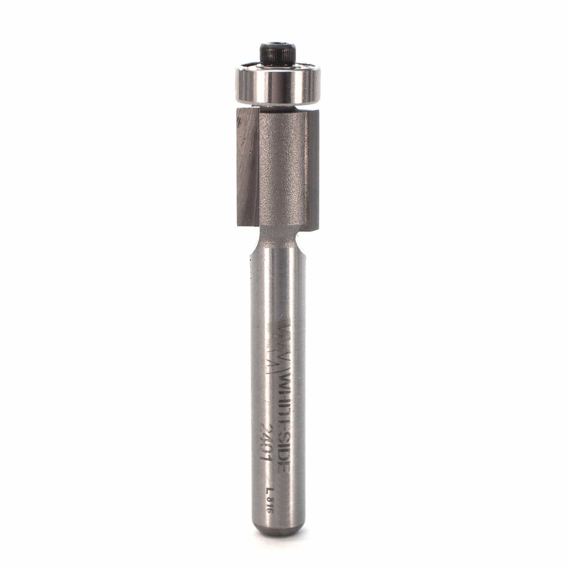 Two Flute Flush Trim Router Bit - Shank:1/4" - Diameter:3/8" - Cutting Length:1/2"